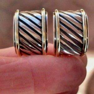 David Yurman cigar earrings